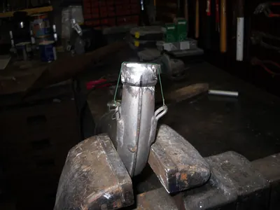 Le raccord du Gianelli soudé sur le Ninja G3